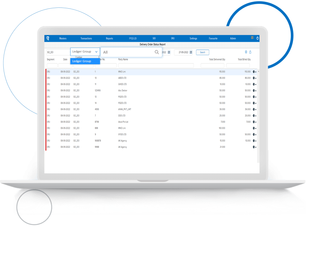 Delivery Order Report Modification