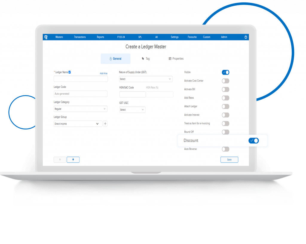 Discount Flag in Ledger Creation Enhancing E-lnvoicing Impact