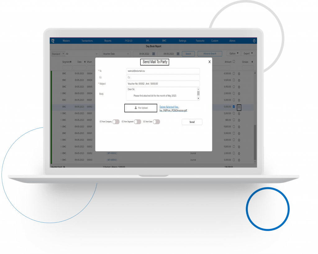Send Email Feature Enhancement