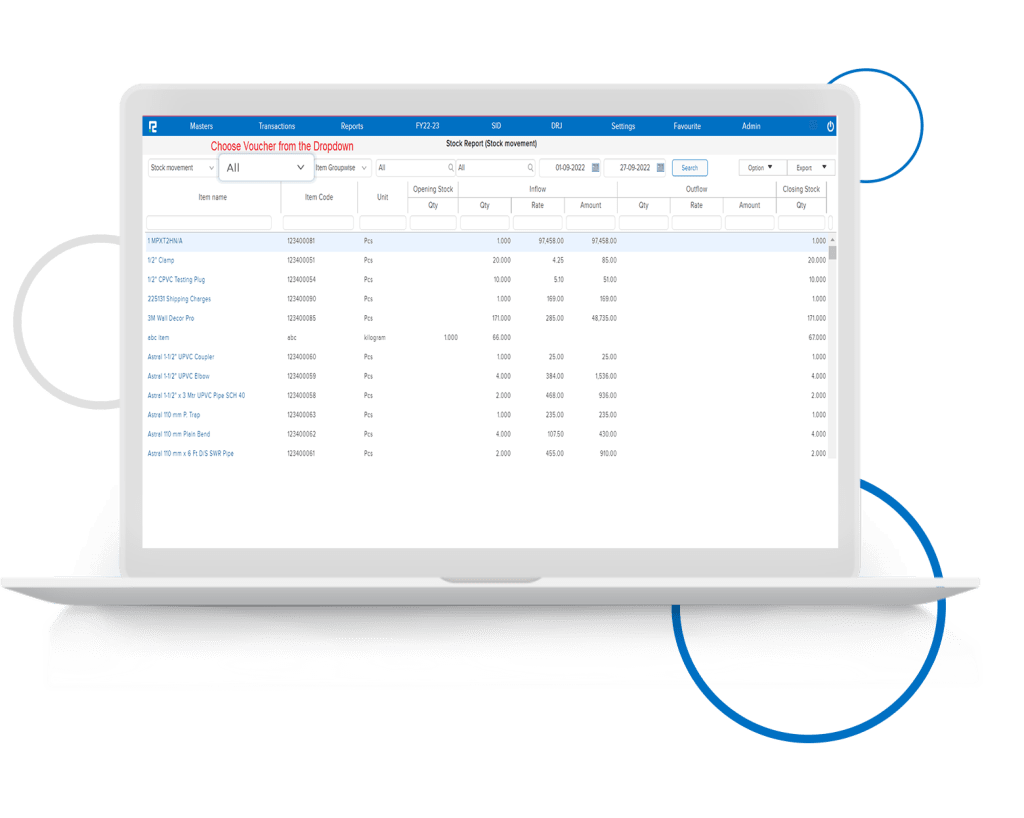 Stock Movement Report Modification