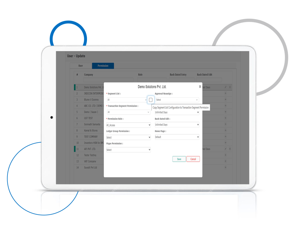 User Master Enhancement