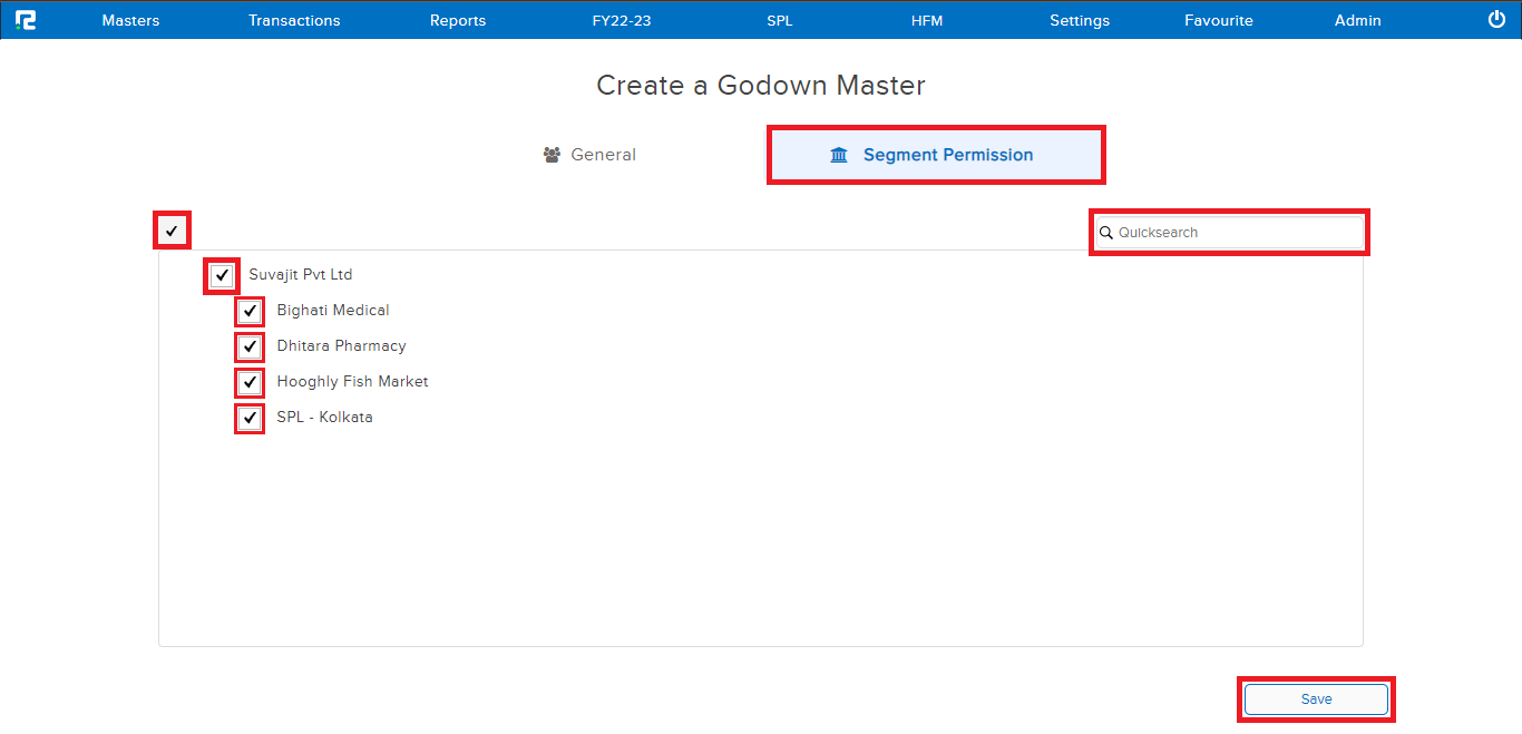 Segment Permission Screen