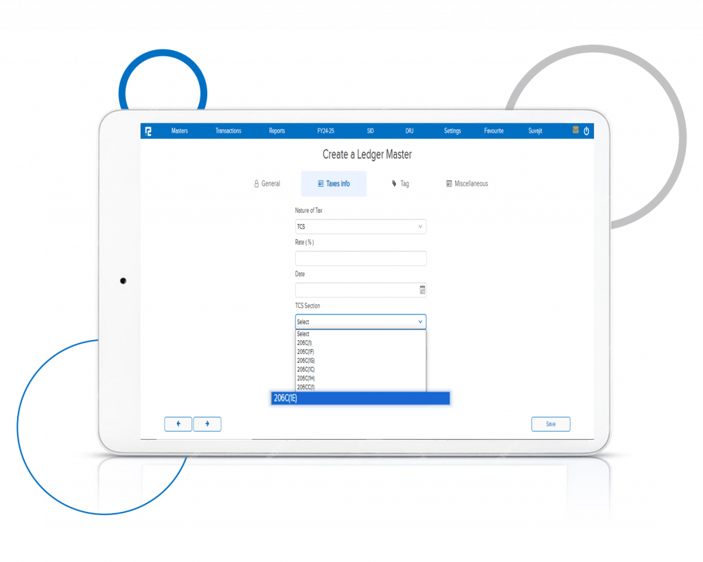 new tcs section 206C(1E)