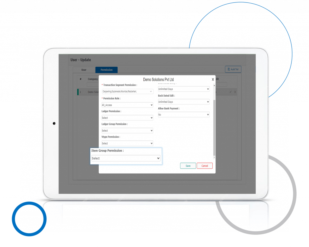 Permission for Item Group Master creation
