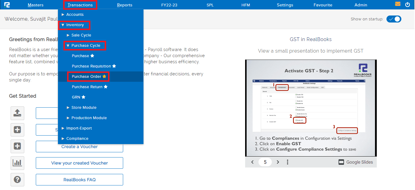 Purchase Order Path