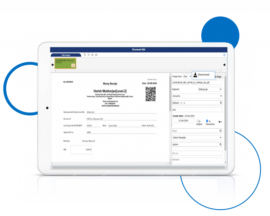 Download Option For Documents