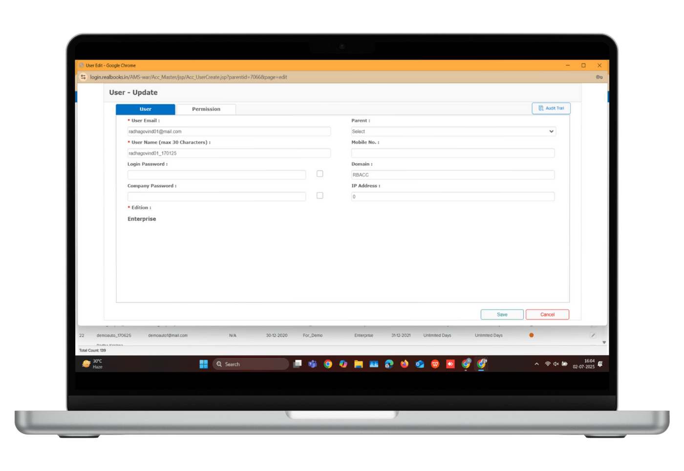 Multi-Branch and Role-Based Access