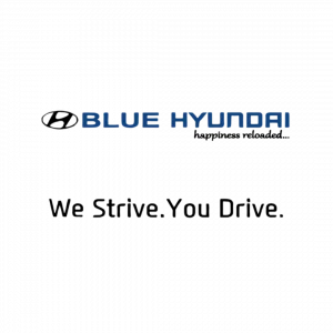 blue hyundai logo