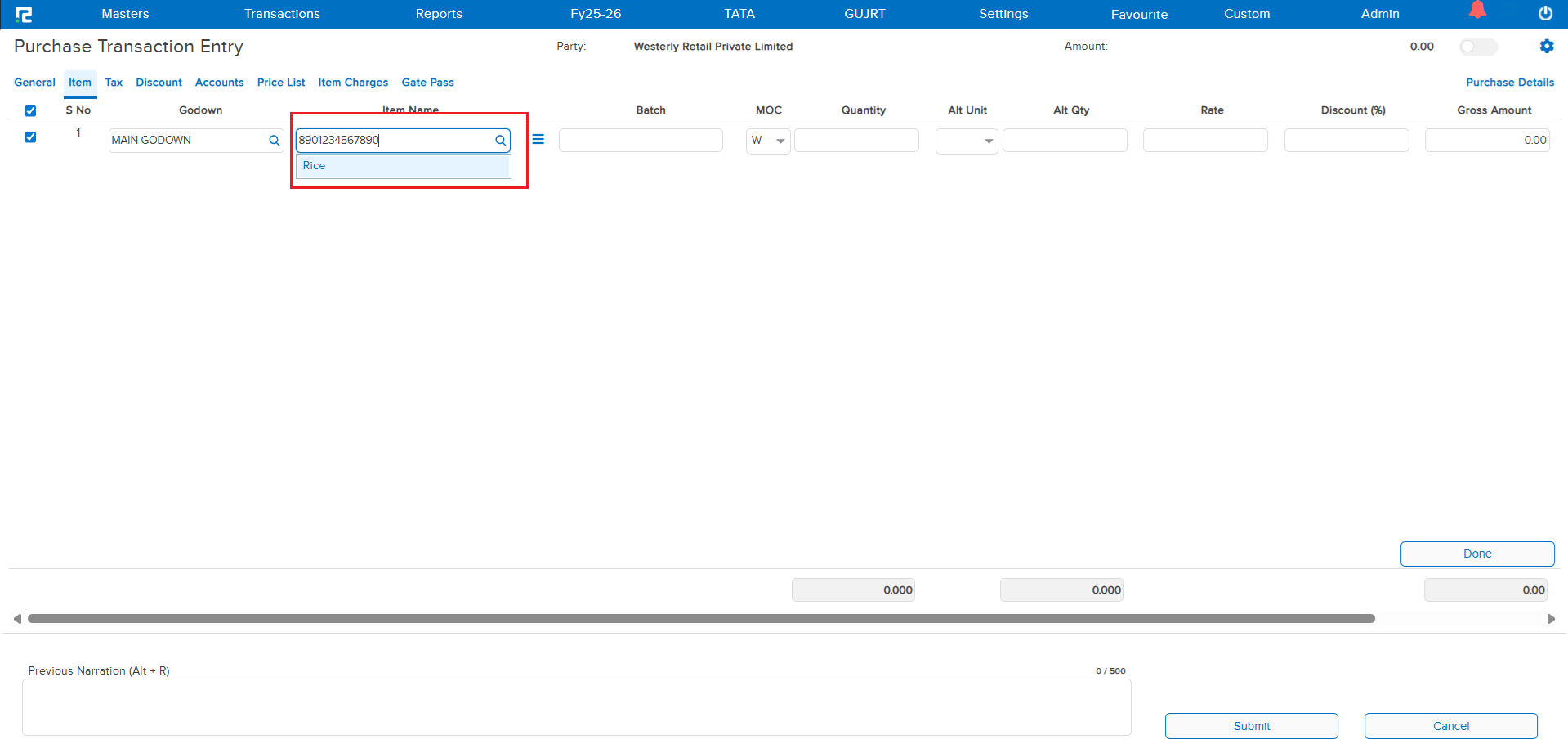 All three search modes