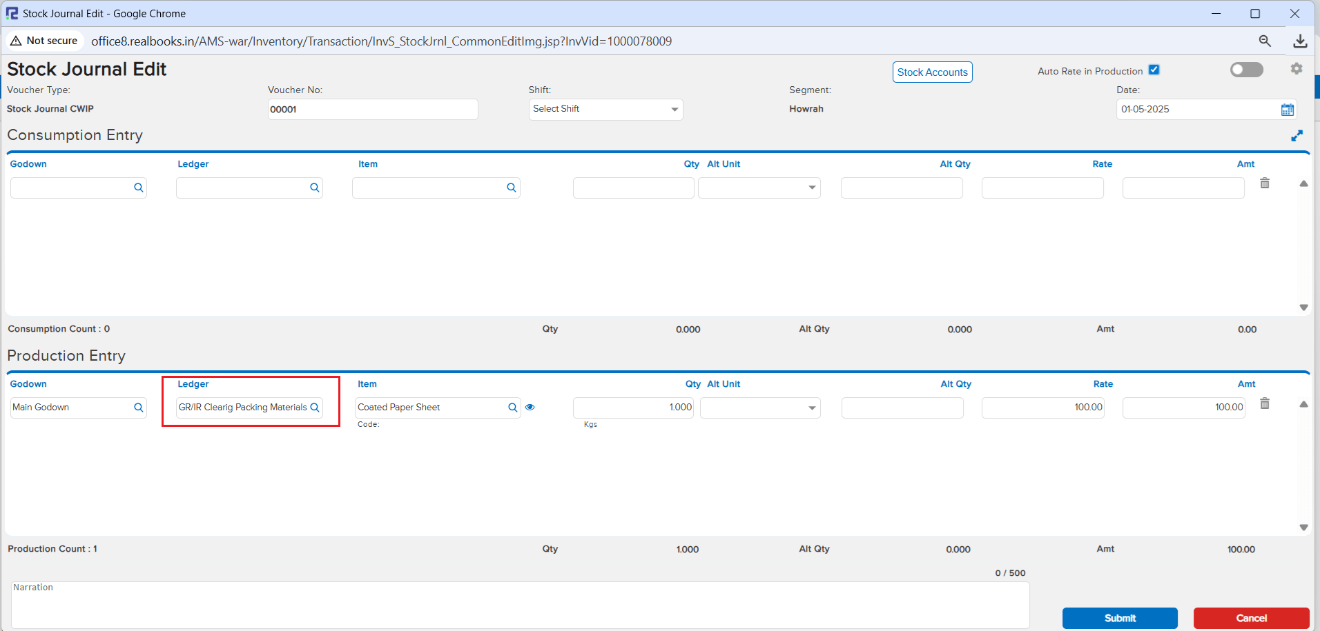 Excel export Item Details