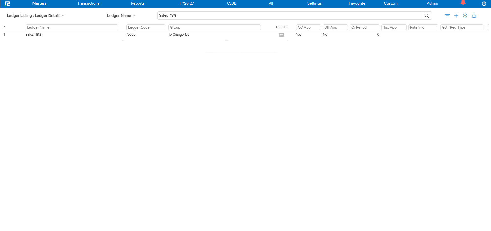 Duplicate ledger code fix